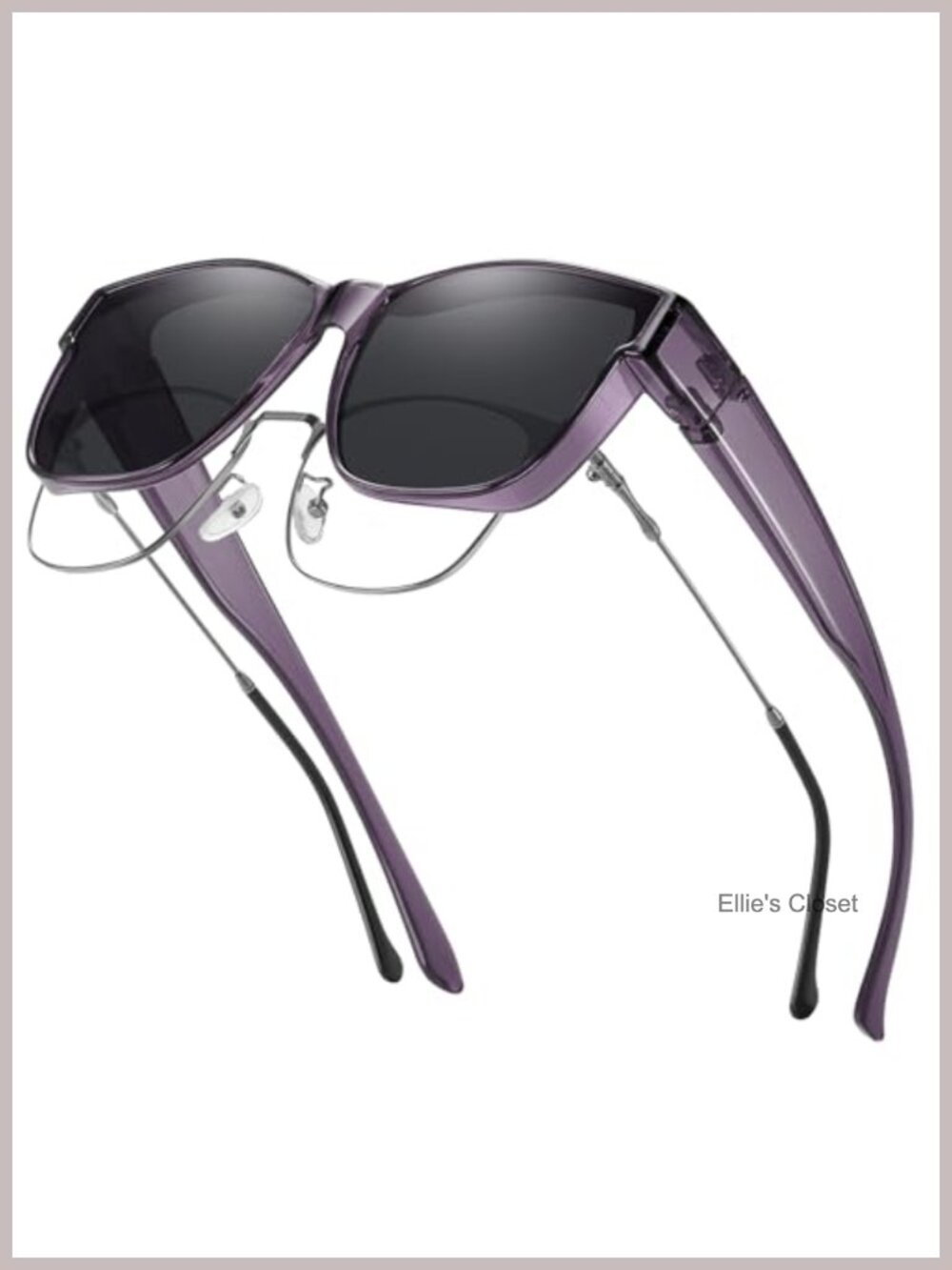 Polarized Fit Over Sunglasses Square UV400 Protection